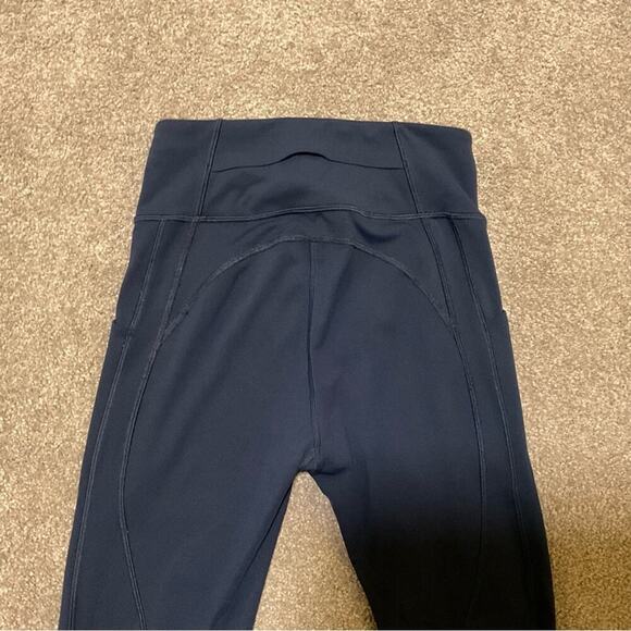 Lululemon Time To Sweat Crop *23” Black Size 4 - Picture 4 of 12